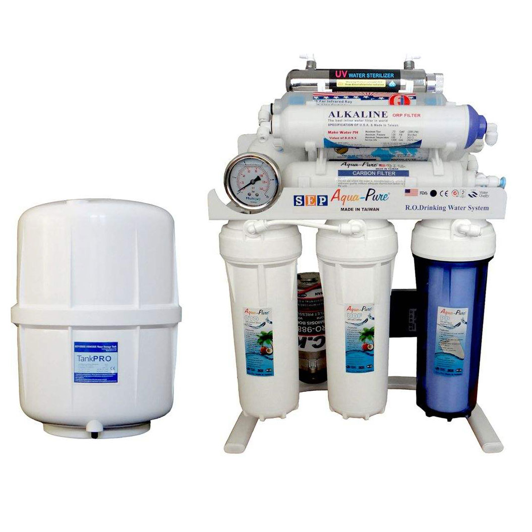 aqua-pure-RO-PURE9-3030.jpg دستگاه تصفیه آب خانگی آکوآپیور مدل RO-PURE9-3030 - Image 1